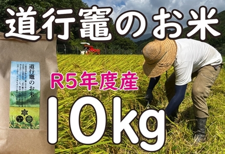 「道行竈のお米」R5年度産　コシヒカリ　10kg／平家の子孫が住む自然豊かな竈方集落　伊勢志摩　三重　南伊勢