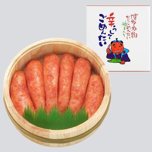 【ギフト用】博多名物 無着色辛子明太子３００ｇ木樽入り