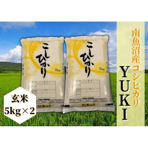 【令和8年産 新米予約】南魚沼産コシヒカリ「YUKI」玄米10kg 新潟県の特A地区南魚沼市の美味しいお米【銘柄米 ブランド米 玄米 こしひかり コシヒカリ 魚沼産 新潟米 産地直送 お米 米】【2026年10月上旬より1ヶ月以内に順次発送予定】