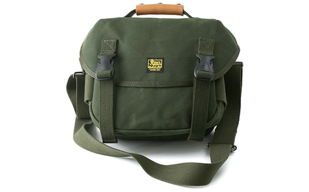 Free Free Shoulder バンナイズ 帆布 グリーン バッグ 自由 バックル ファッション カバン
