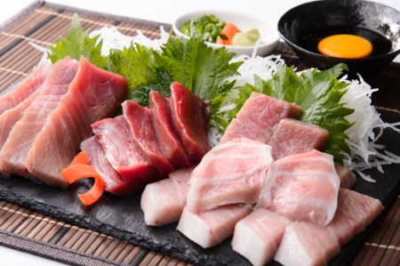 本マグロ食べ比べセット(大トロ・中トロ・赤身)[FF17]