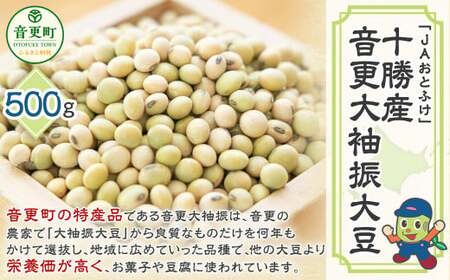 [令和7年産] 音更大袖振大豆500g「JAおとふけ」[B38]