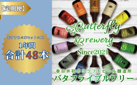 楽器シリーズのクラフトビールが毎月1回4本1年間届きます。(計12回) クラフトビール クラフトビール 定期便