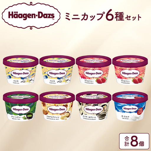 ハーゲンダッツ 定番ミニカップ 8個 アイス アイスクリーム