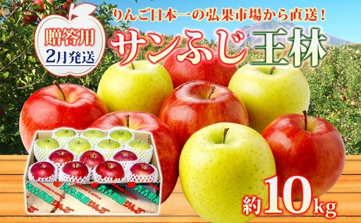 りんご贈答用サンふじ王林 青森県産 りんご[約10kg][2月発送]