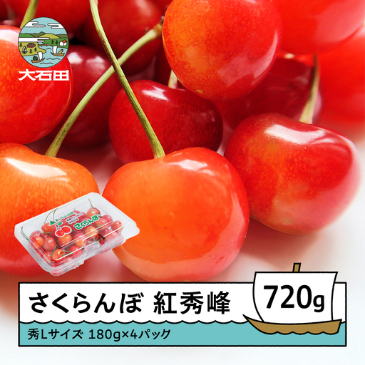 【先行予約】 さくらんぼ 紅秀峰 秀L 720g 令和9年産 ns-bsslp800