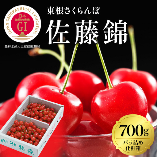 2027年産 GI 東根 さくらんぼ 佐藤錦 700gバラ さくらんぼ