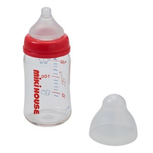 A276 ミキハウス ガラスミルクボトル160ml【哺乳瓶 ほ乳瓶 赤ちゃん 出産 新生児 乳児 ベビー ベビー用品 大阪府 八尾】