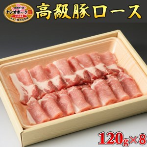 栃木県産枝肉熟成ヤシオポークロース120g×8 肉 豚肉 豚ロース グルメ 栃木県 送料無料※着日指定不可◇