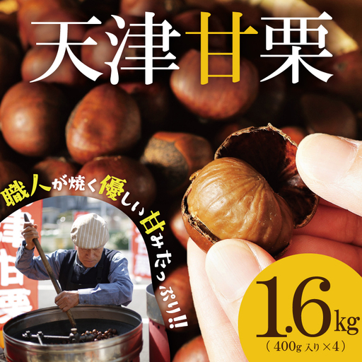 この道50年の職人が焼く､やさしい甘みたっっっぷり！｢天津甘栗｣ 1.6kg 焼きたて 栗 くり 栗爪 殻付き お菓子 おつまみ 人気 高リピート 小分け 栗ご飯 栗きんとん 甘露煮 碧南市 H045-082