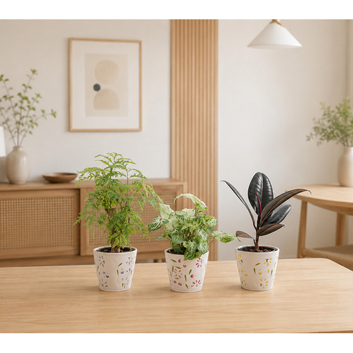 観葉植物 ハイミニフルール 3個セット