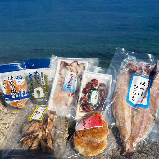 奥尻潜水部会の海産珍味詰め合わせ[Aコース]海鮮 セット 7種 冷凍 