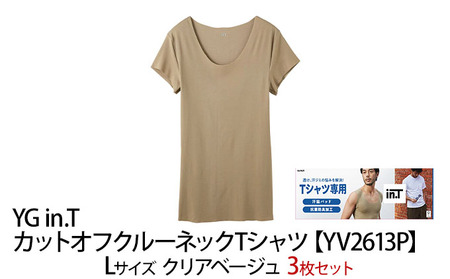 【YV2613P】グンゼ 3枚セット YG in.T Lサイズ クリアベージュ グンゼ