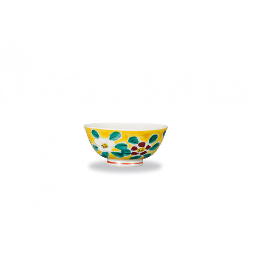 九谷焼 プチ飯碗 花文 a02 工芸品 茶碗 ご飯用 お茶碗 誕生日プレゼント 還暦祝い 古希 喜寿 米寿 退職 定年 プレゼント お祝い お返し お礼
