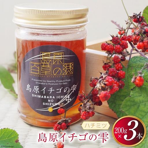 AG123島原イチゴの雫 200g×3本