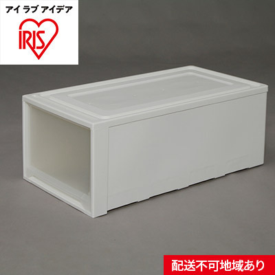 ロングチェスト3個セット MG-7430 ホワイト／クリア ロングチェスト
