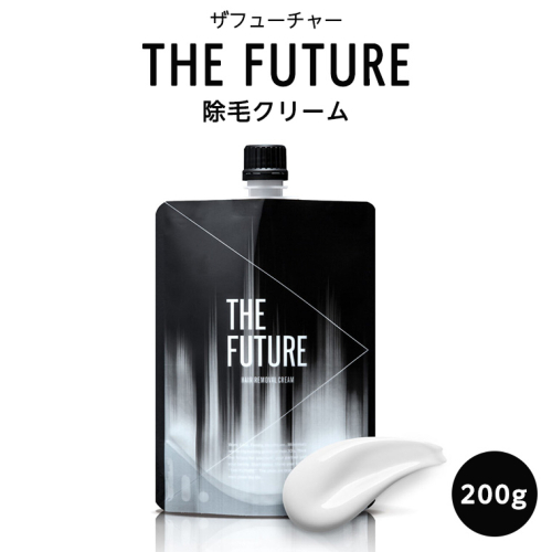 THE FUTURE ( ザフューチャー ) 除毛 クリーム 200g 男性化粧品 フェイス用 スキンケア 除毛剤 メンズコスメ [BX025ya]