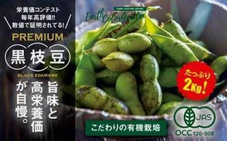 ※予約受付中!※ 2026年10月以降発送 丹波篠山産 有機黒枝豆 たっぷり2kg (1kg×2袋) BF06 プレミアム枝豆 日本三大枝豆 丹波篠山黒枝豆 大粒 丹波 黒豆 丹波黒 黒大豆 濃厚 美味しい 旬 ご当地 お取り寄せ グルメ
