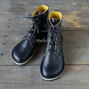【Marikok】オーダーメード レザーショートブーツ K068011
