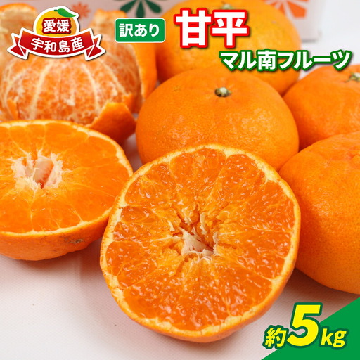 愛媛みかん 訳あり 甘平 5kg 高級 愛媛 限定 ブランド 品種 マル南フルーツ 先行予約 訳あり品 わけあり かんぺい 希少 甘い シャキシャキ 愛媛ミカン 愛媛蜜柑 蜜柑 訳ありみかん みかん mikan 果物 くだもの フルーツ 柑橘 国産 愛媛 宇和島 B012-106021