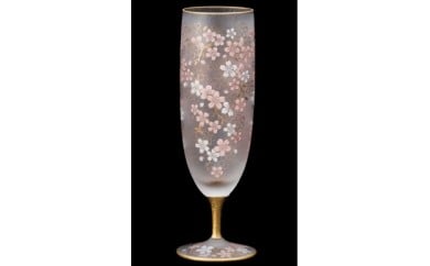 石塚硝子製 ビアグラス EL DORADO (SAKURA BEER)[0301]