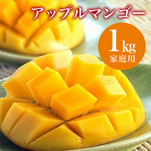 [ 先行予約 2027年 発送 ] 縁sファームの アップルマンゴー 家庭用 1kg 沖縄県産 マンゴー アーウィンマンゴー 1キロ 国産 完熟 果物 南国 くだもの フルーツ 完熟 夏 旬 特産品 沖縄 お取り寄せ 産地直送 農家直送 甘い 濃厚 糸満市 43-6