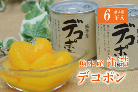 B182-09 デコポン缶詰(6缶入)