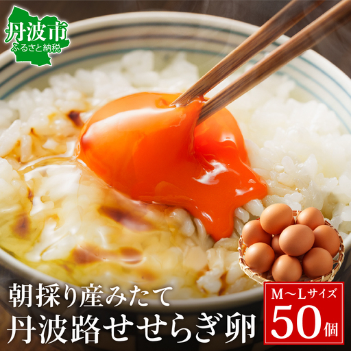 せせらぎ卵 50個(破卵補償付) [丹波市産] 鶏卵 卵