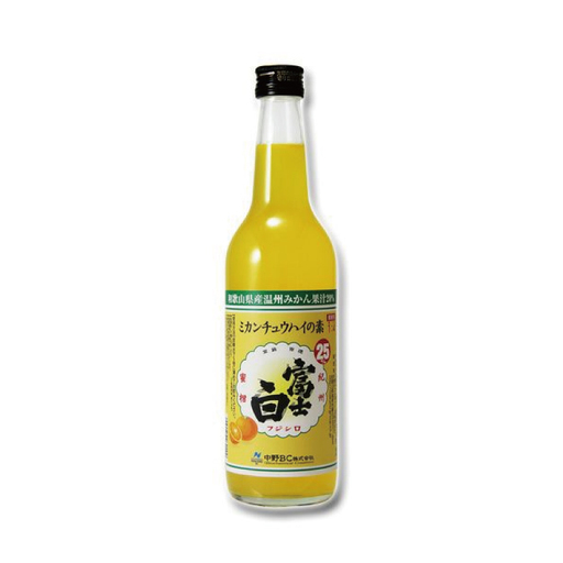 冨士白ミカンチュウハイの素　600ml×1本/酎ハイ チューハイ 割材 生搾り風 果汁 みかん 【kis131】