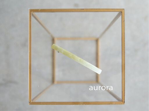 アクリル製ロングバレッタ aurora（オーロラ） eME long baretta 髪留め ヘアクリップ ヘアアクセサリー