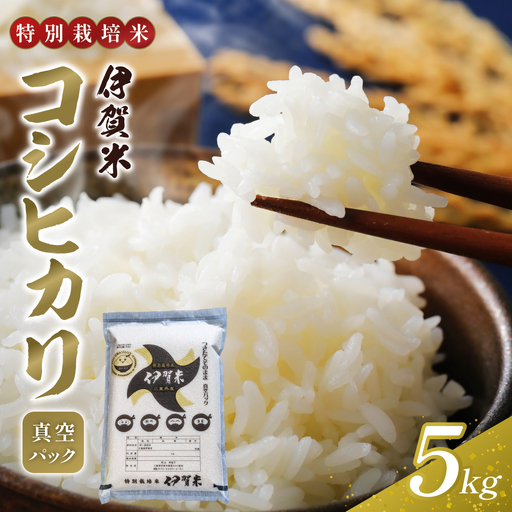 パックごはん 【令和7年産】特別栽培米 伊賀米コシヒカリ 真空パック 5kg【nsym0002】