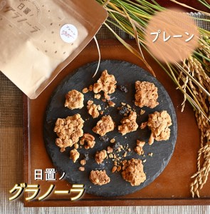 (10011)グラノーラ 4個セット プレーン 米粉 野菜 果物 健康 朝ごはん 詰合せ セット 期間限定 お取り寄せ 長門市 山口県 シリアル 軽食 おやつ 保存料不使用 