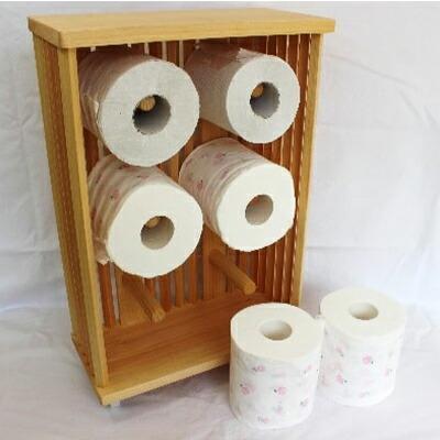 トイレットペーパーストッカー6巻　刑務所作業製品　静岡刑務所製作■