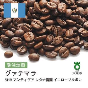 [豆]#158 受注焙煎！310g グアテマラ SHB アンティグア レタナ農園 イエローブルボン 珈琲豆 コーヒー豆 自家焙煎