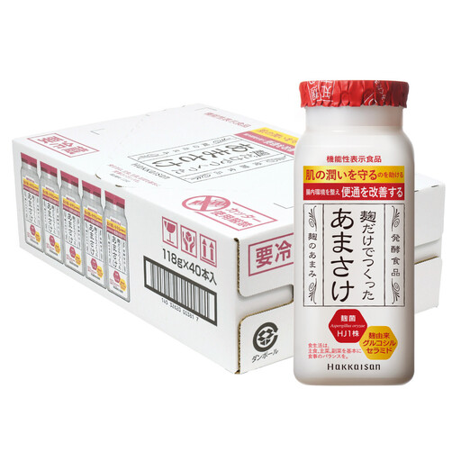 【定期便】八海山 麹だけでつくったあまさけ 118g 1ケース（40本入）【３か月】【定期便 八海山 麹 こうじ 米麹 甘酒 あま酒 あまさけ ノンアル セット すっきり 味わい ホット 飲み切り】