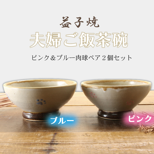 益子焼 夫婦ご飯茶碗ペア 益子町 BH002