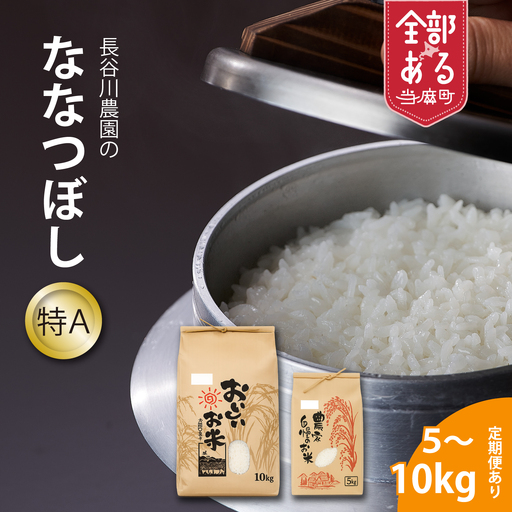 [令和8年産米]令和8年産 特A ななつぼし 10kg 特A米 北海道産 北海道米 長谷川農園 定期便アリ 10kg以上 当麻町