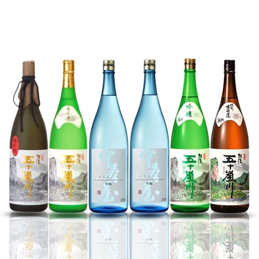 新潟清酒 大吟醸・吟醸・特別本醸造6本セット 日本酒 [福顔酒造] 