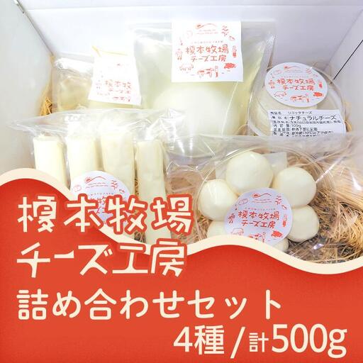 榎本牧場チーズ工房　詰め合わせセット（4種：計500g）【榎本牧場】