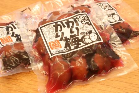 南部町産カリカリ梅　200g×8袋入り