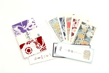 板 祐生 オリジナルグッズセット(てぬぐい、レターセット、一筆箋、絵葉書)