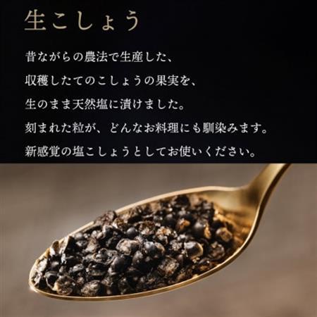 【世界初・元祖】生こしょう 30g×3個 生胡椒の塩漬け 入間市贈答ギフトセット【1391433】