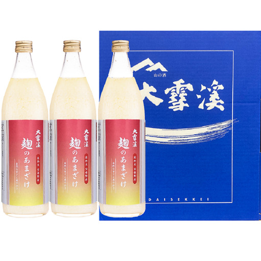 大雪渓酒造 麹の甘酒3本セット[数量限定]
