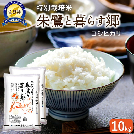 佐渡産コシヒカリ 朱鷺と暮らす郷（10kg（5kg×2））