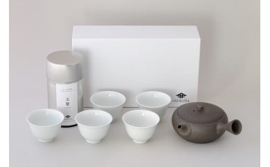 煎茶 お茶 急須 かぶせ煎茶「玉響」&オリジナル急須セット