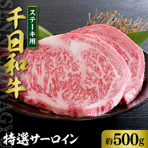 ステーキ 山形牛 千日和牛 特選サーロイン 500g ステーキ