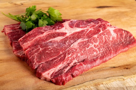 山形村短角牛ステーキ モモ 肩ロース 計1.3kgセット|ステーキ 牛肉