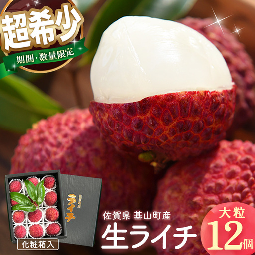佐賀県産ライチ 大粒12個入(贈答用) K060012