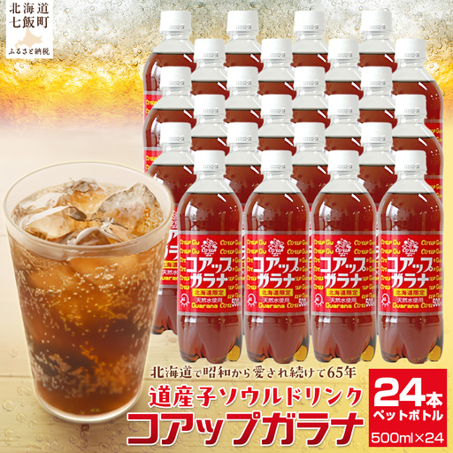 高評価★5.0 コアップガラナ24本セット（500mlペットボトル） NAQ003
