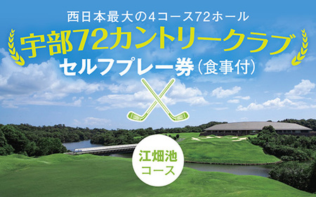 セルフプレー券(江畑池コース・食事付)